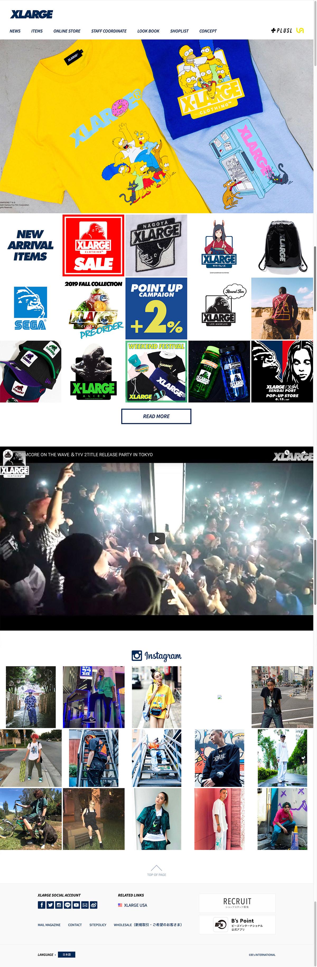 XLARGE OFFICIAL SITE